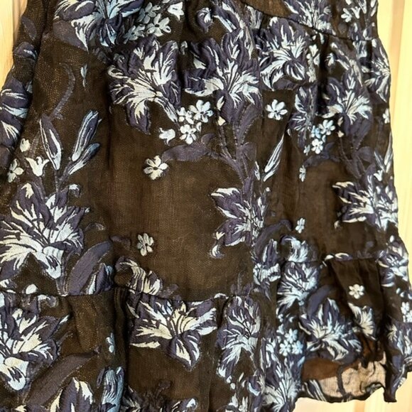 Elliatt Blue and Black Babydoll Mini Dress - Picture 5 of 11